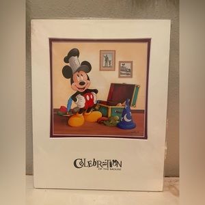 Disney Parks Mickey Print Art by Doug Bolly Oh Boy! Here It Is! 
New